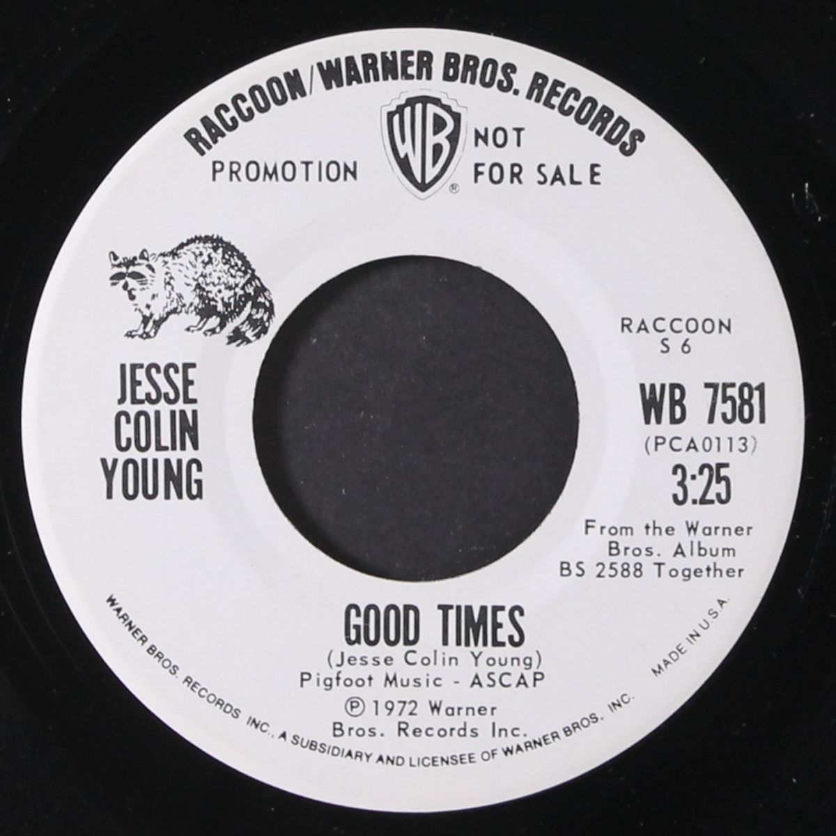 peace song / good times by JESSE COLIN YOUNG