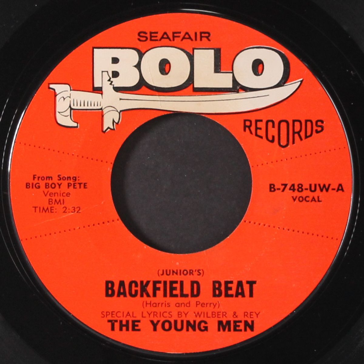 backfield beat / it's luv by YOUNG MEN