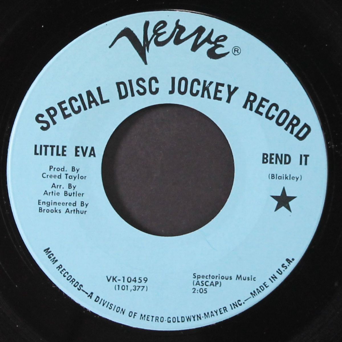 bend it / just one word ain't enough by LITTLE EVA