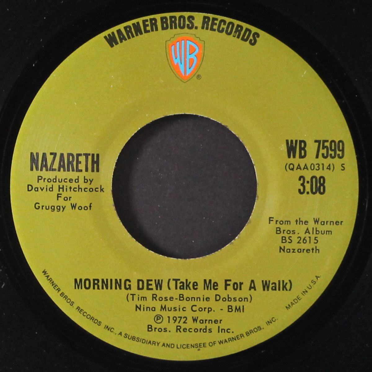 morning dew / dear john by NAZARETH