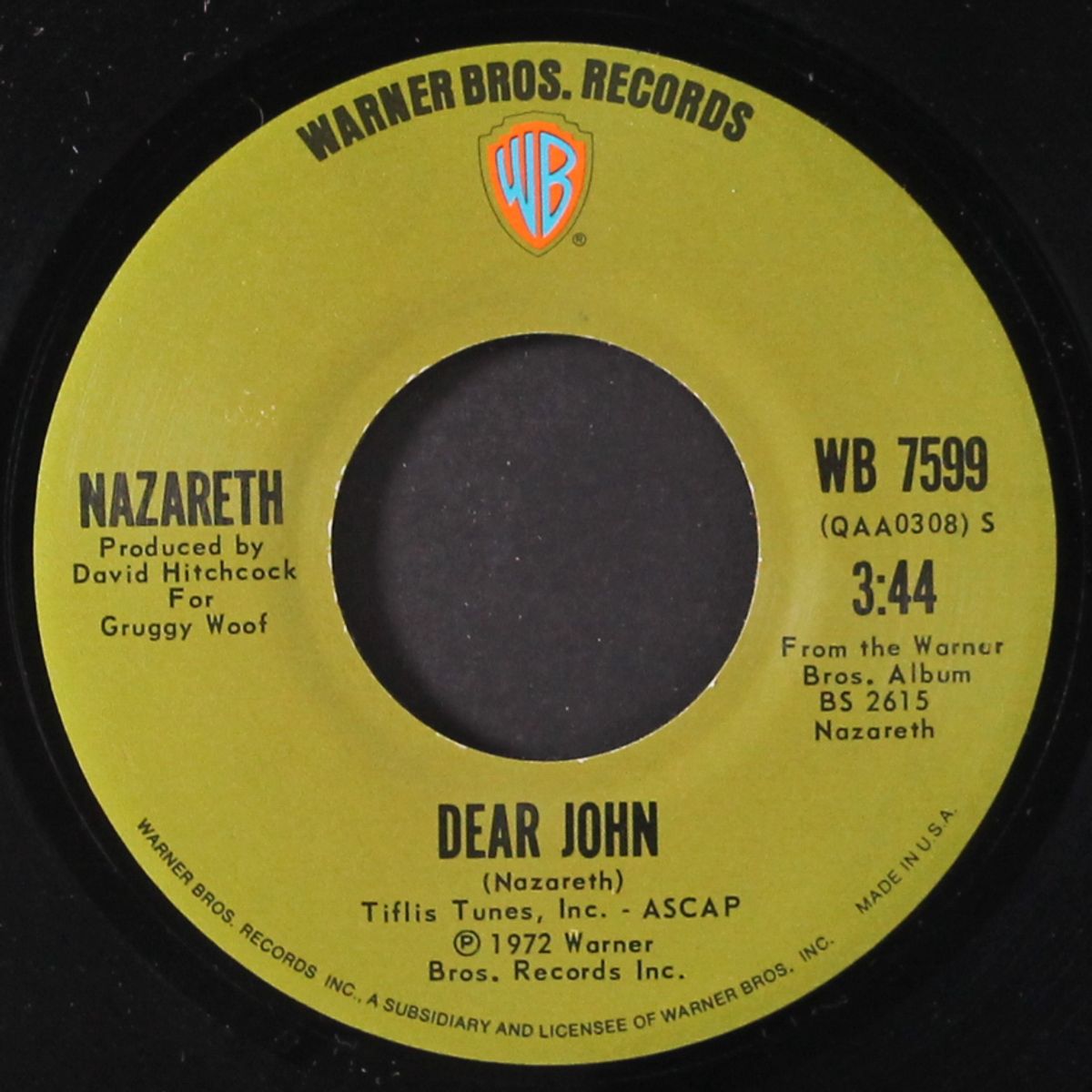 morning dew / dear john by NAZARETH