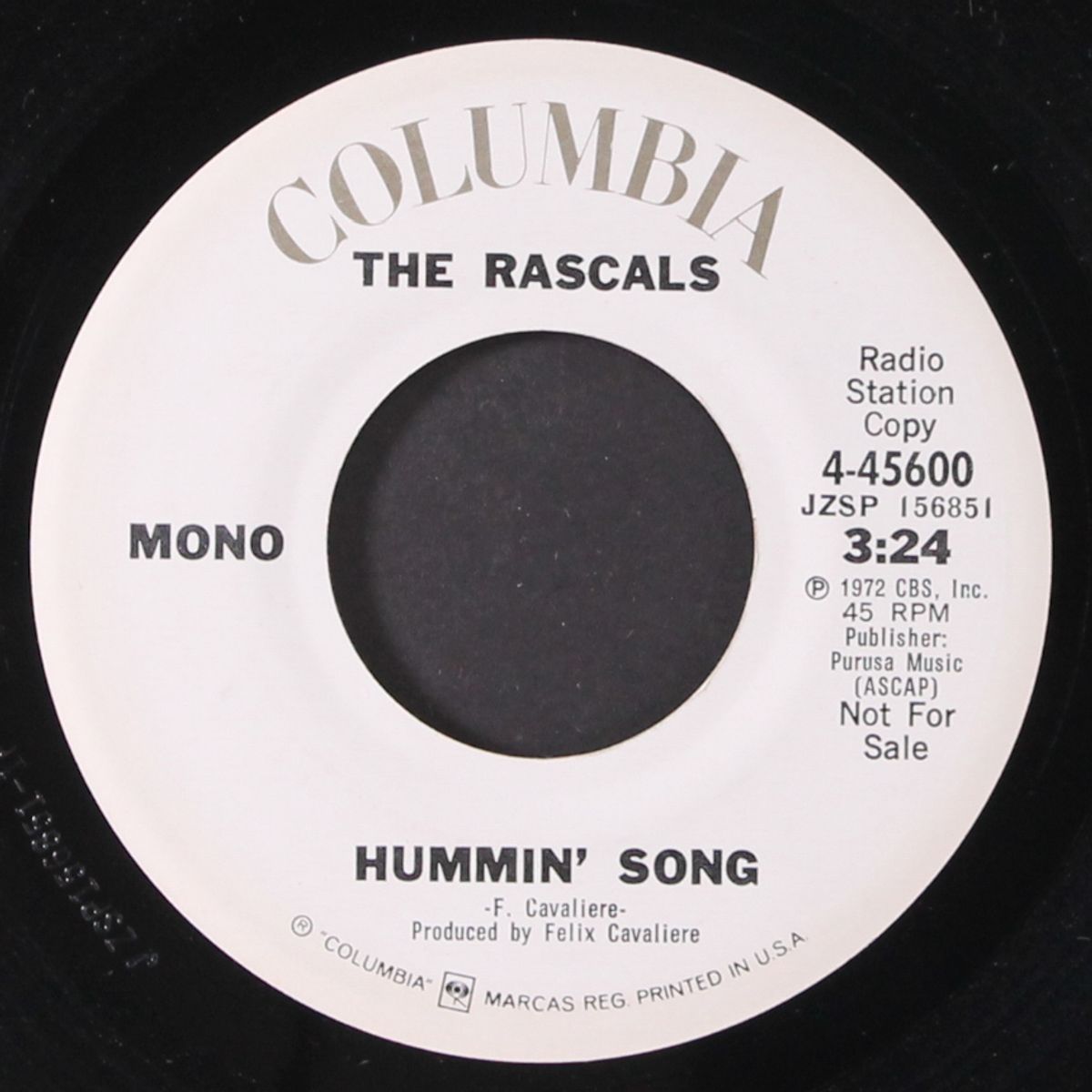 hummin' song / mono by RASCALS