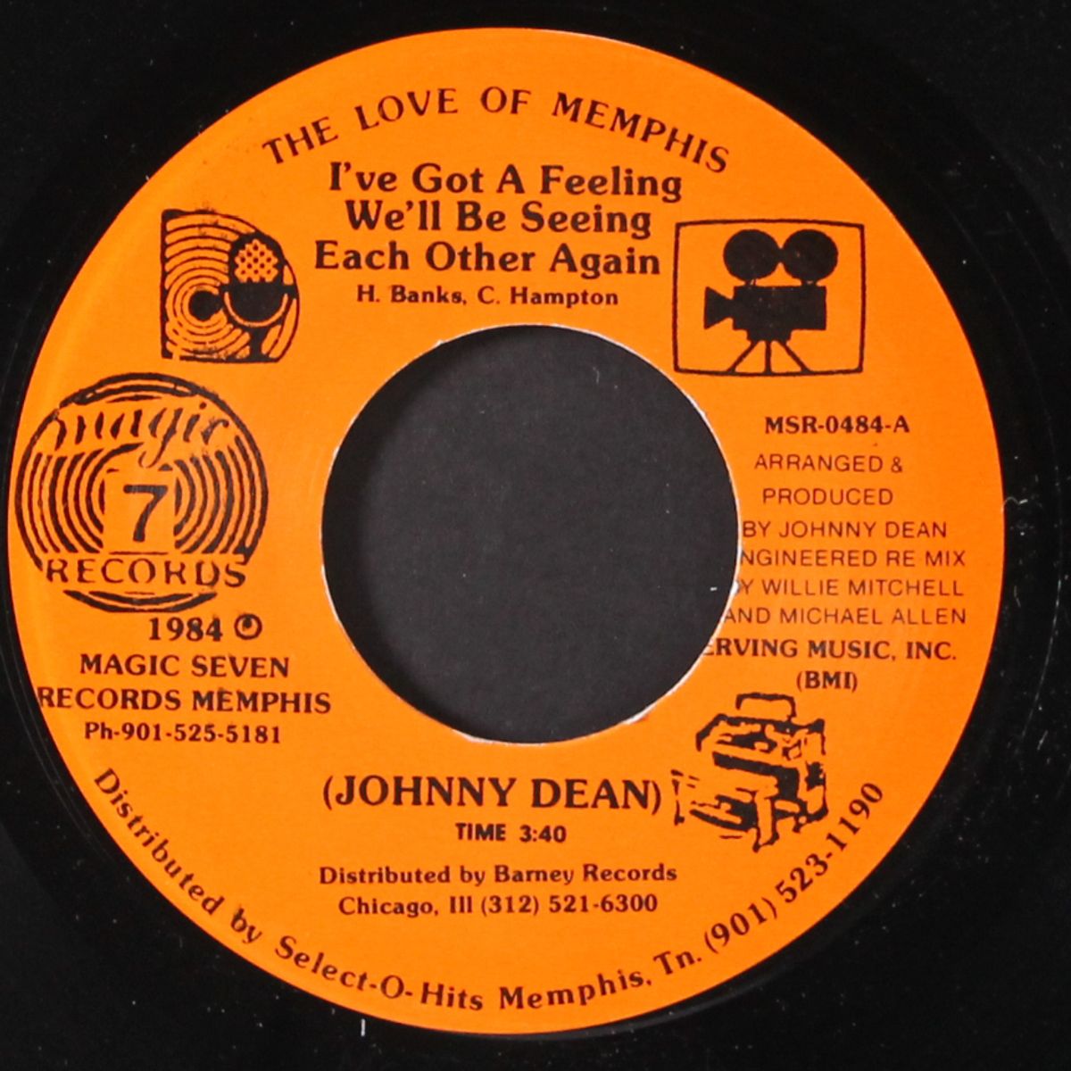 i've got a feeling we'll be seeing each other again by JOHNNY DEAN