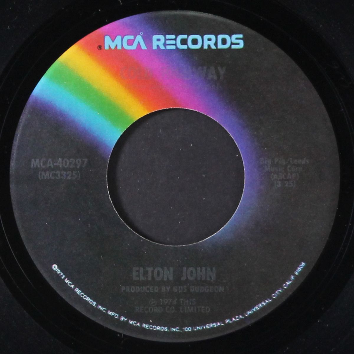 the bitch is back / cold highway by ELTON JOHN
