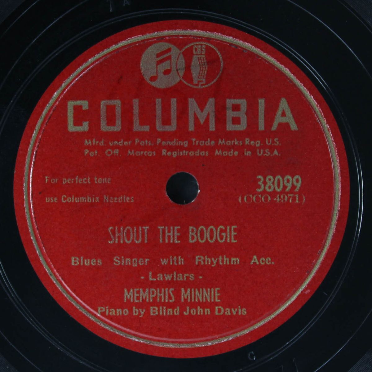 three times seven blues / shout the boogie by MEMPHIS MINNIE