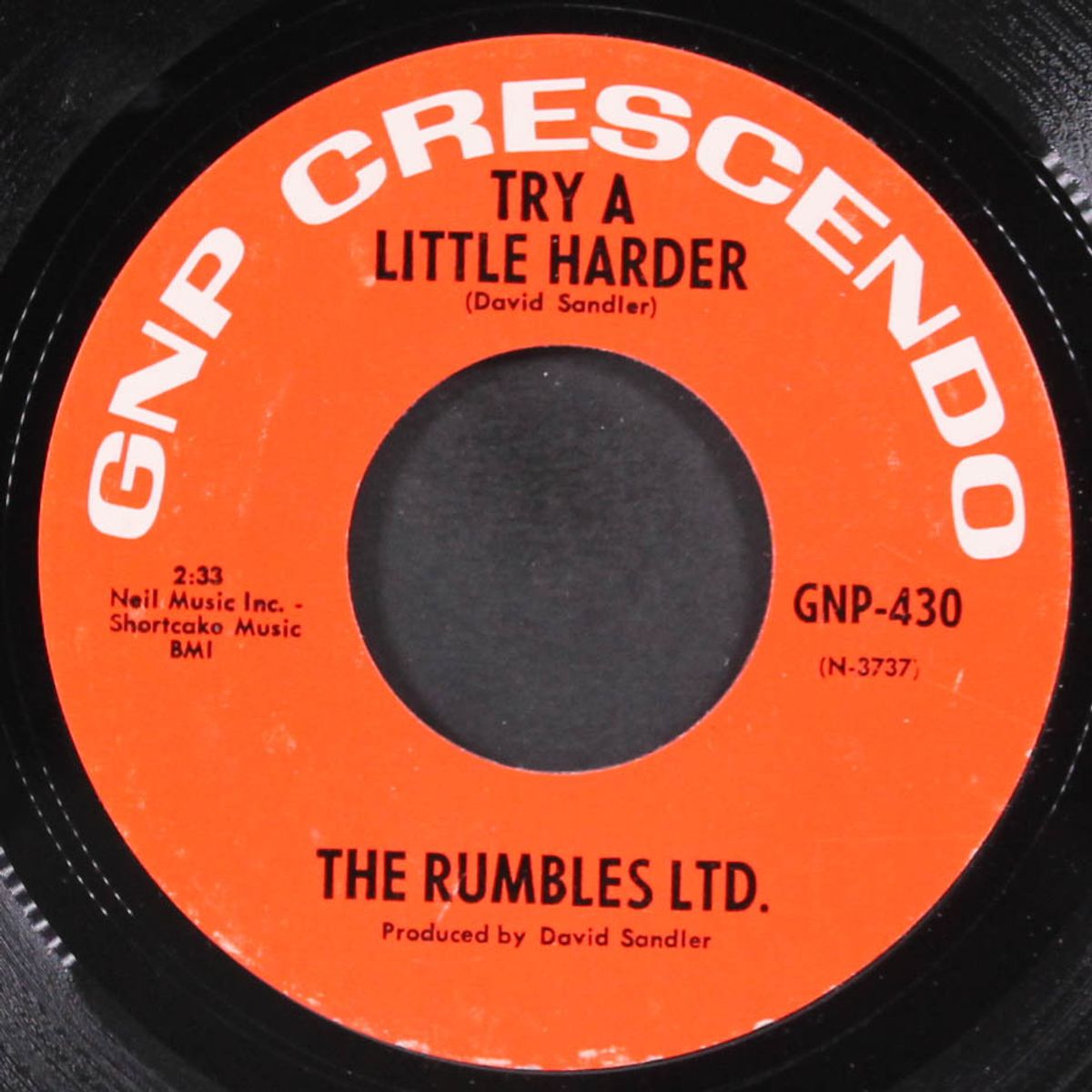try a little harder / california my way by RUMBLES LTD.