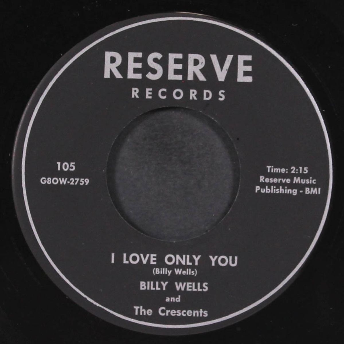 i love only you / julie by BILLY WELLS & CRESCENTS