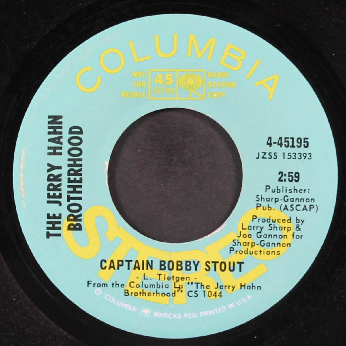 captain bobby stout / mono by JERRY HAHN BROTHERHOOD