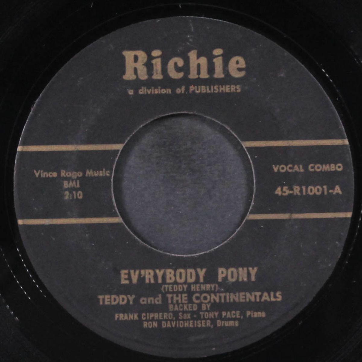 tick tick tock / ev'rybody pony by TEDDY & CONTINENTALS