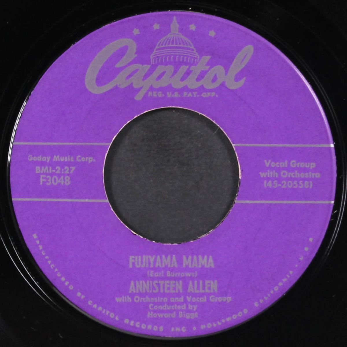 fujiyama mama / wheels of love by ANNISTEEN ALLEN