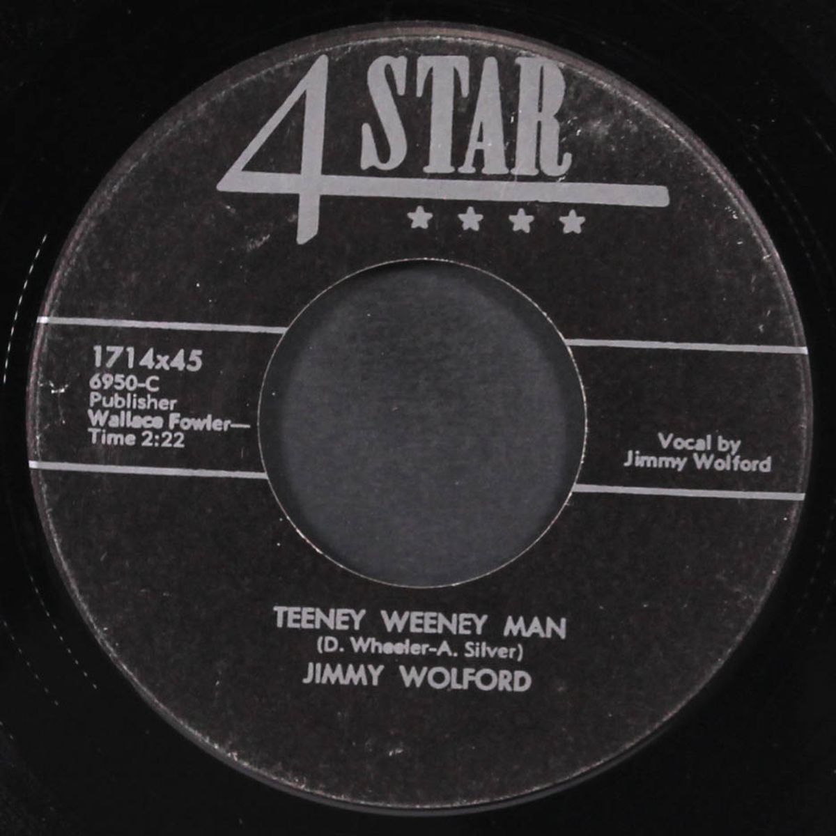 teeney weeney man / my name is jimmy by JIMMY WOLFORD