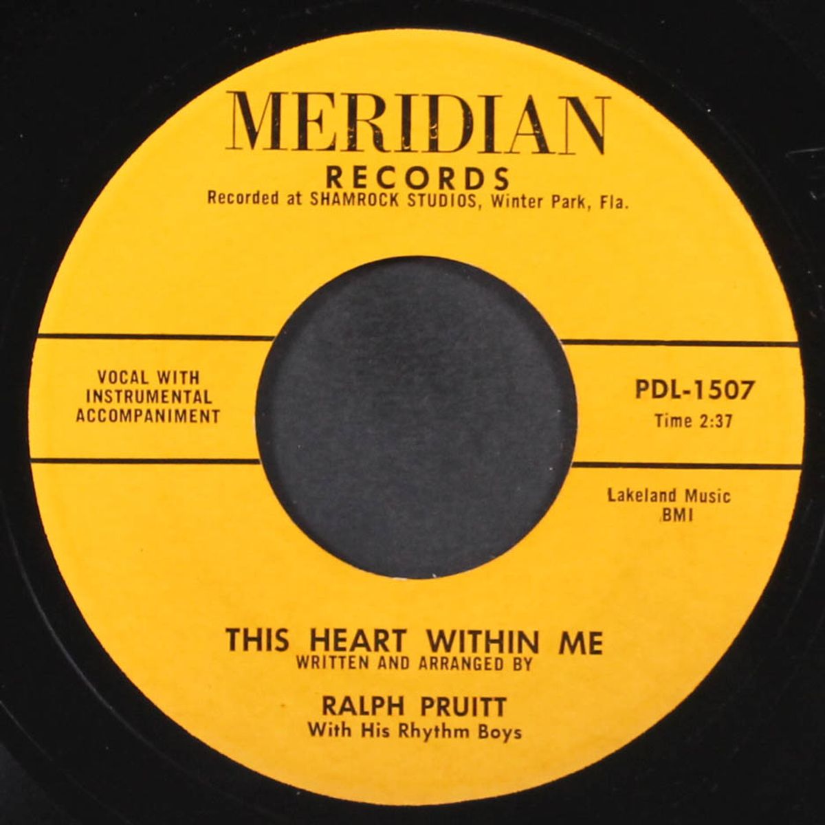 hey, mr. porter / this heart within me by RALPH PRUITT
