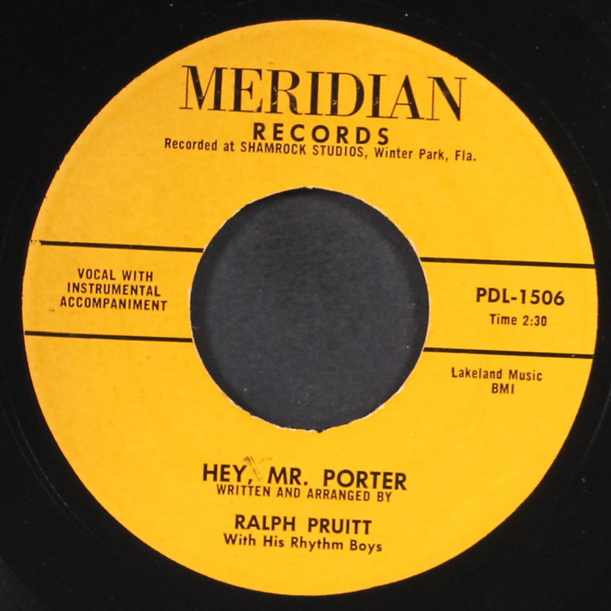 hey, mr. porter / this heart within me by RALPH PRUITT