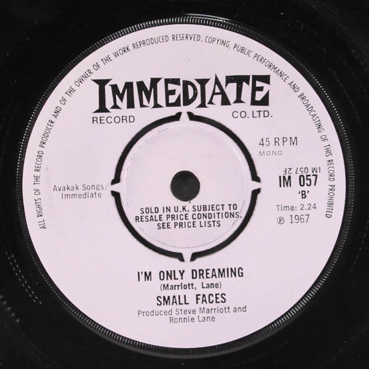 itchycoo park / i'm only dreaming by SMALL FACES