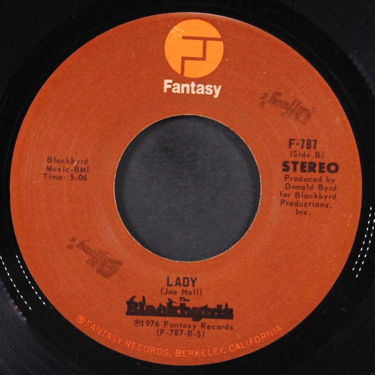 time is movin' / lady by BLACKBYRDS