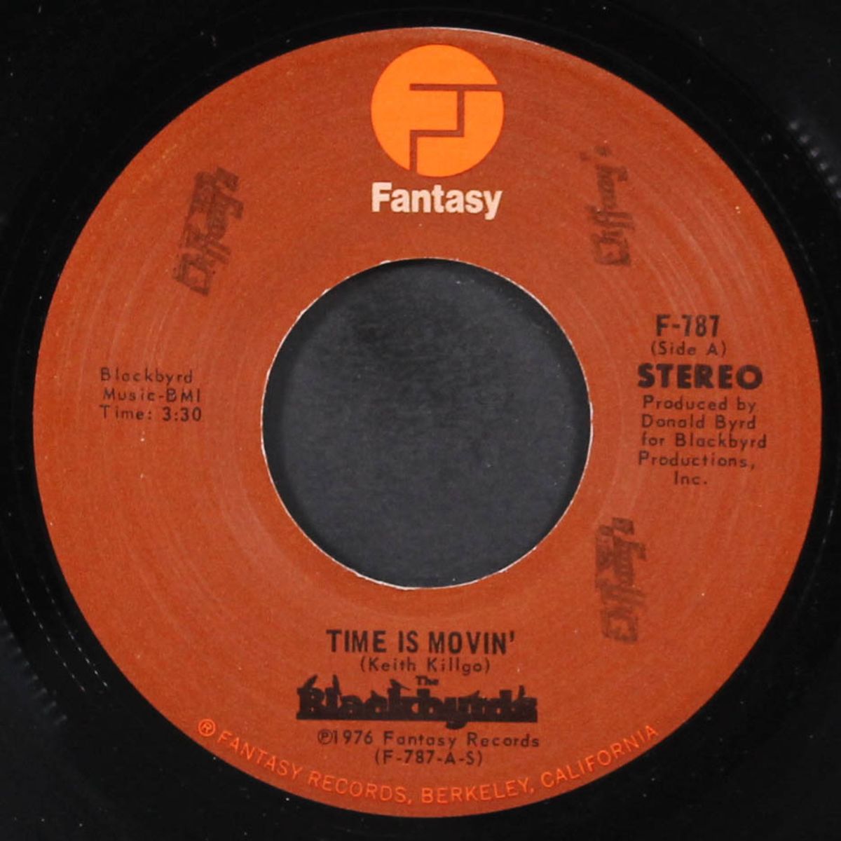 time is movin' / lady by BLACKBYRDS