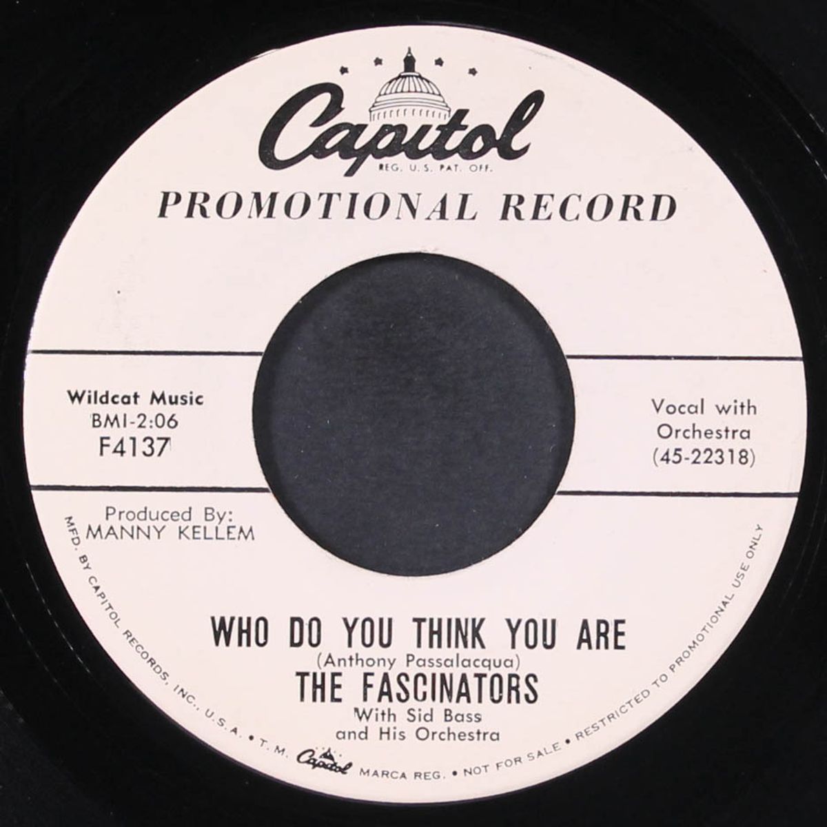 who do you think you are / come to paradise by FASCINATORS