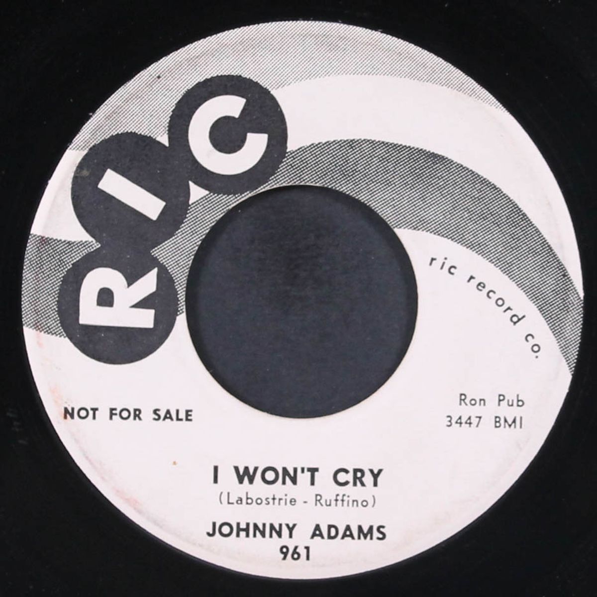 i won't cry / who you are by JOHNNY ADAMS