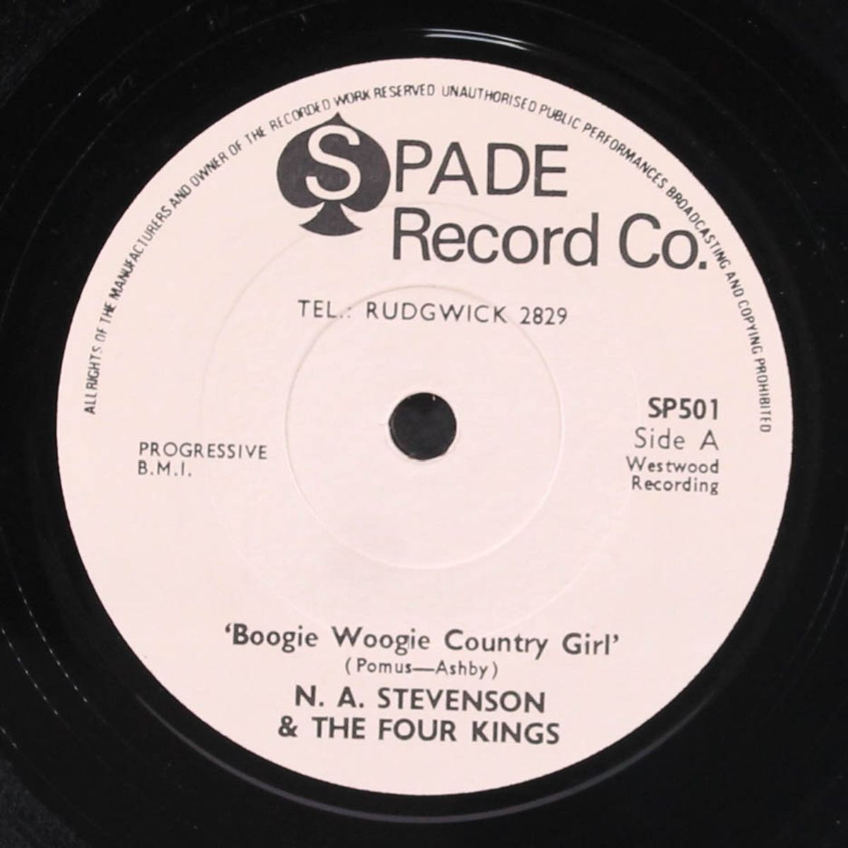 boogie woogie country girl / pins and needles by N.A. STEPHENSON