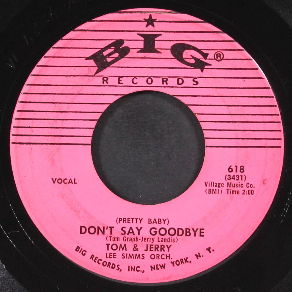 that's my story / don't say goodbye by TOM & JERRY