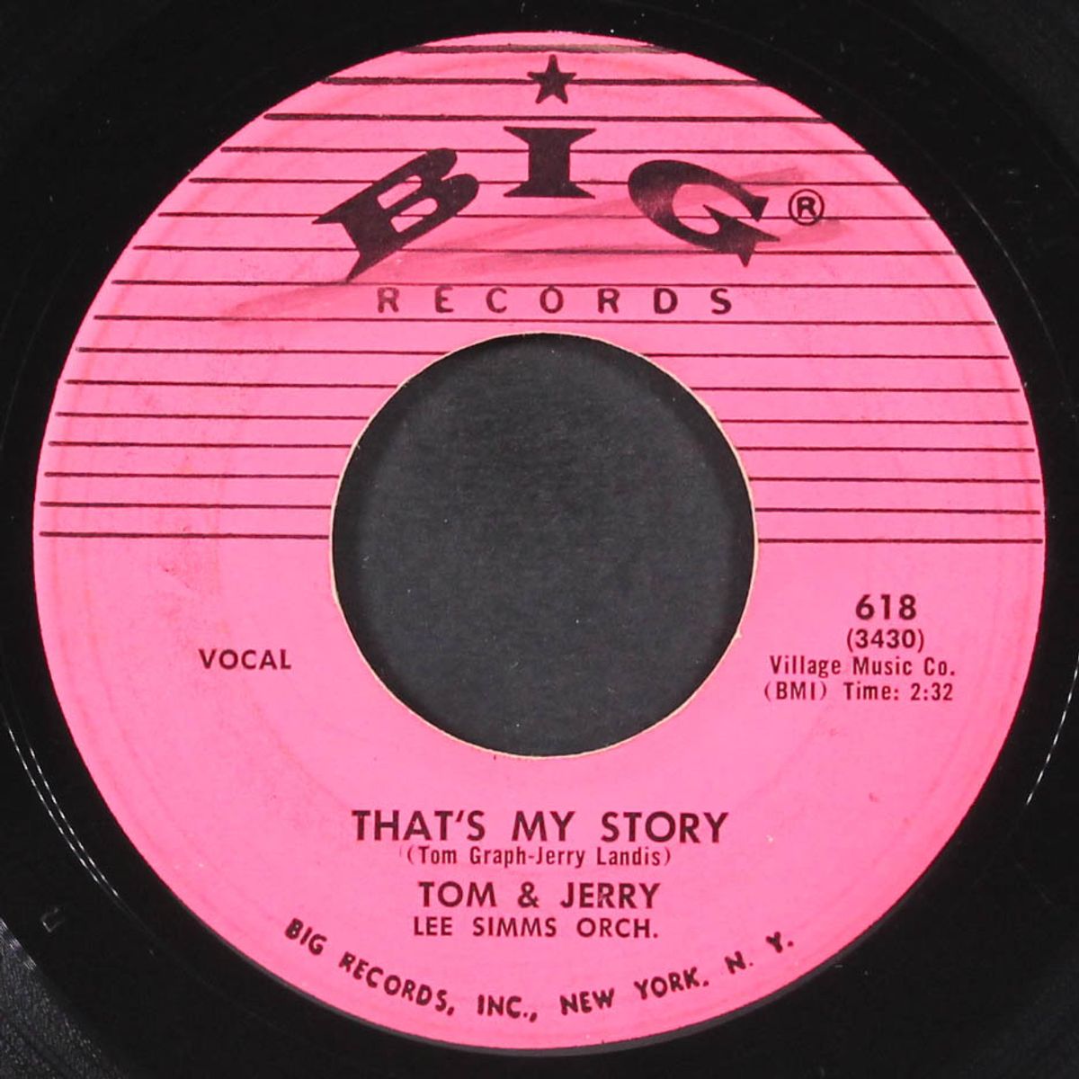 that's my story / don't say goodbye by TOM & JERRY