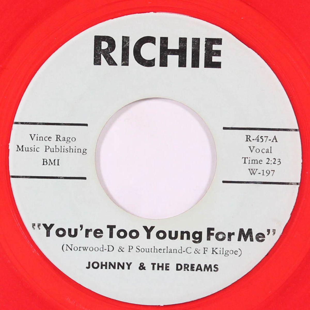 you're too young for me / are you with that by JOHNNY & DREAMS