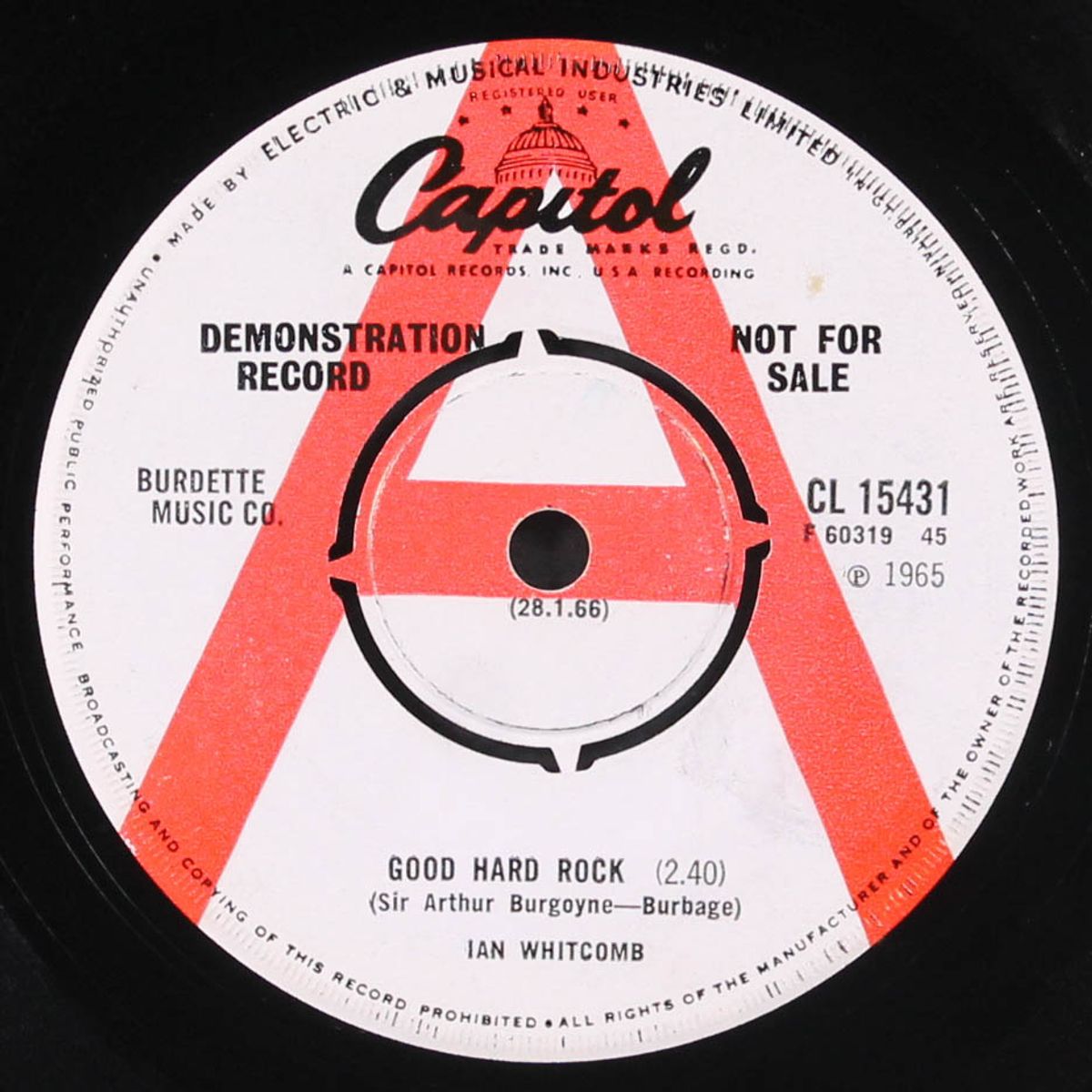 good hard rock / high blood pressure by IAN WHITCOMB