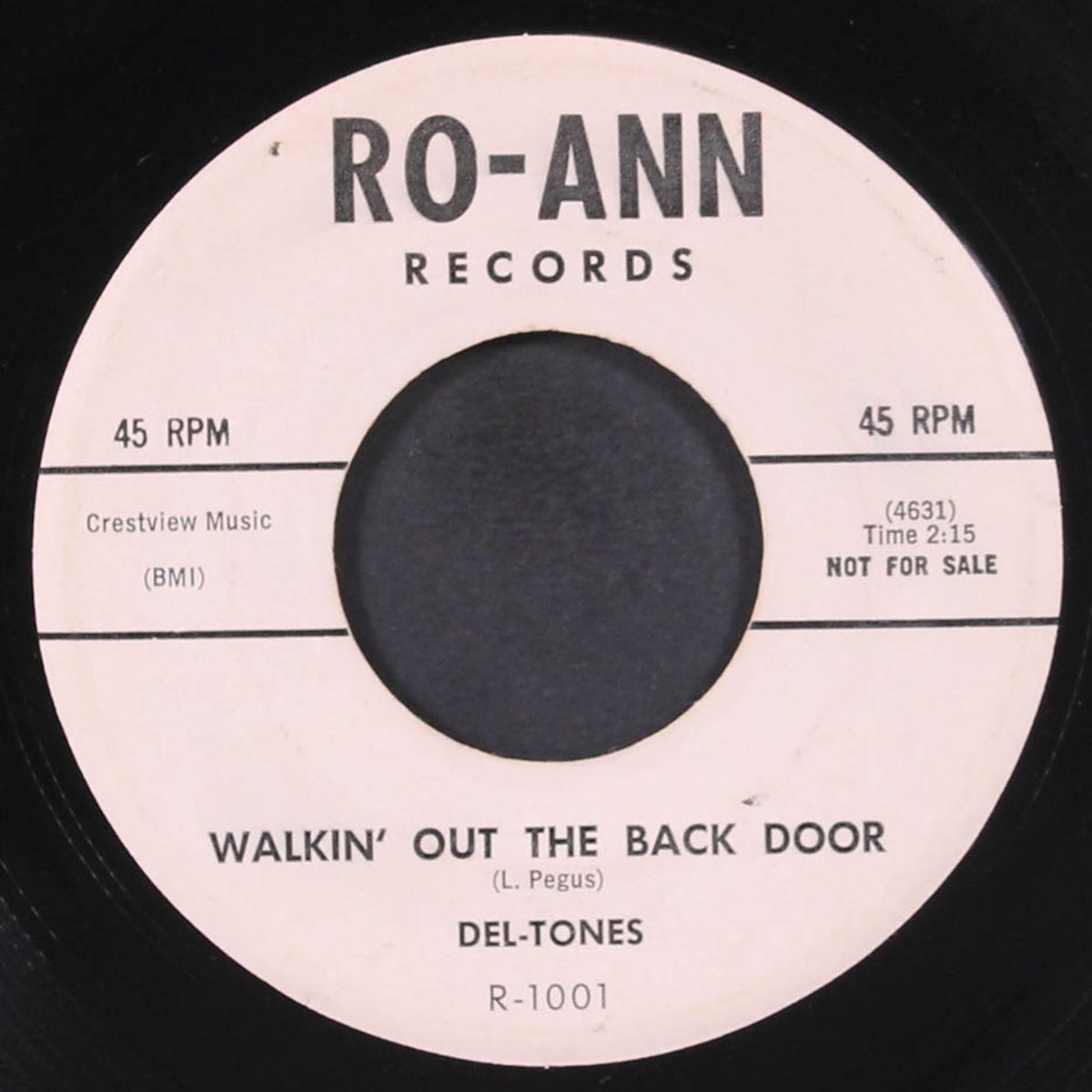 best wishes / walkin out the back door by DEL-TONES