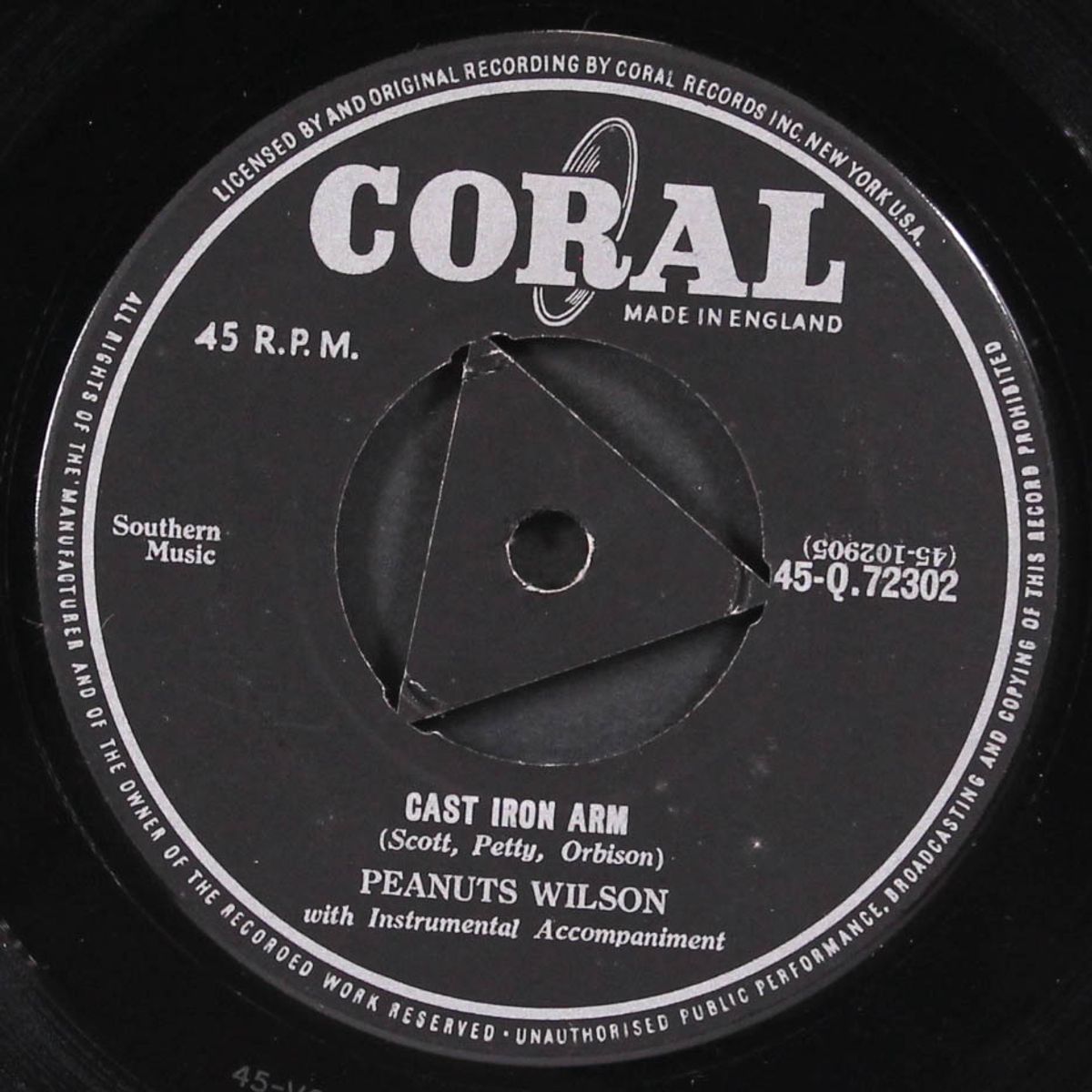 cast iron arm / you've got love by PEANUTS WILSON