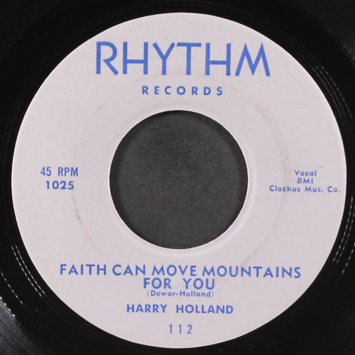face of a clown / faith can move mountains for you by HARRY HOLLAND