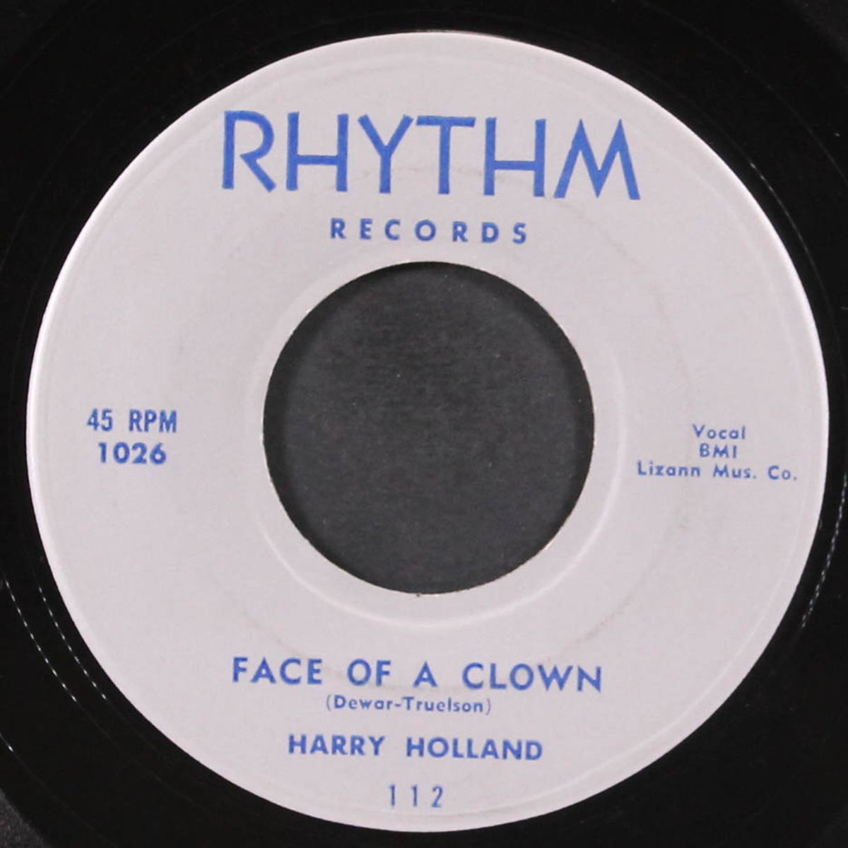 face of a clown / faith can move mountains for you by HARRY HOLLAND