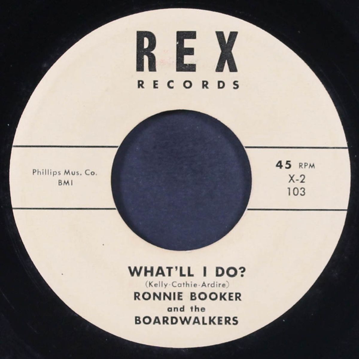 she won't go steady / what'll i do by RONNIE BOOKER
