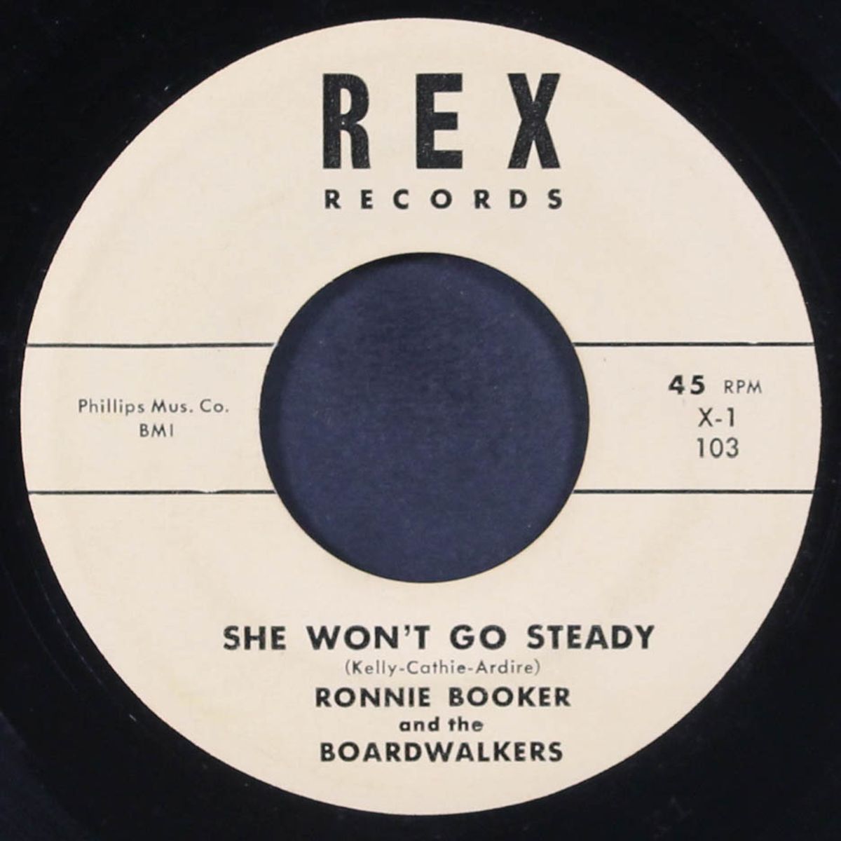 she won't go steady / what'll i do by RONNIE BOOKER