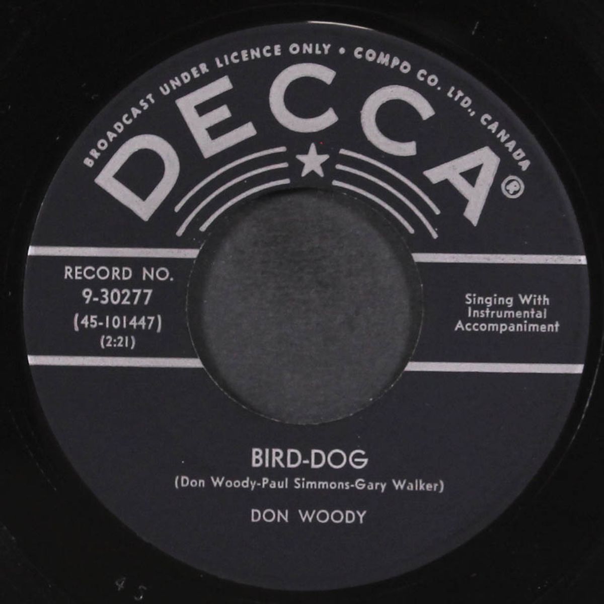 you're barking up the wrong tree / bird-dog by DON WOODY