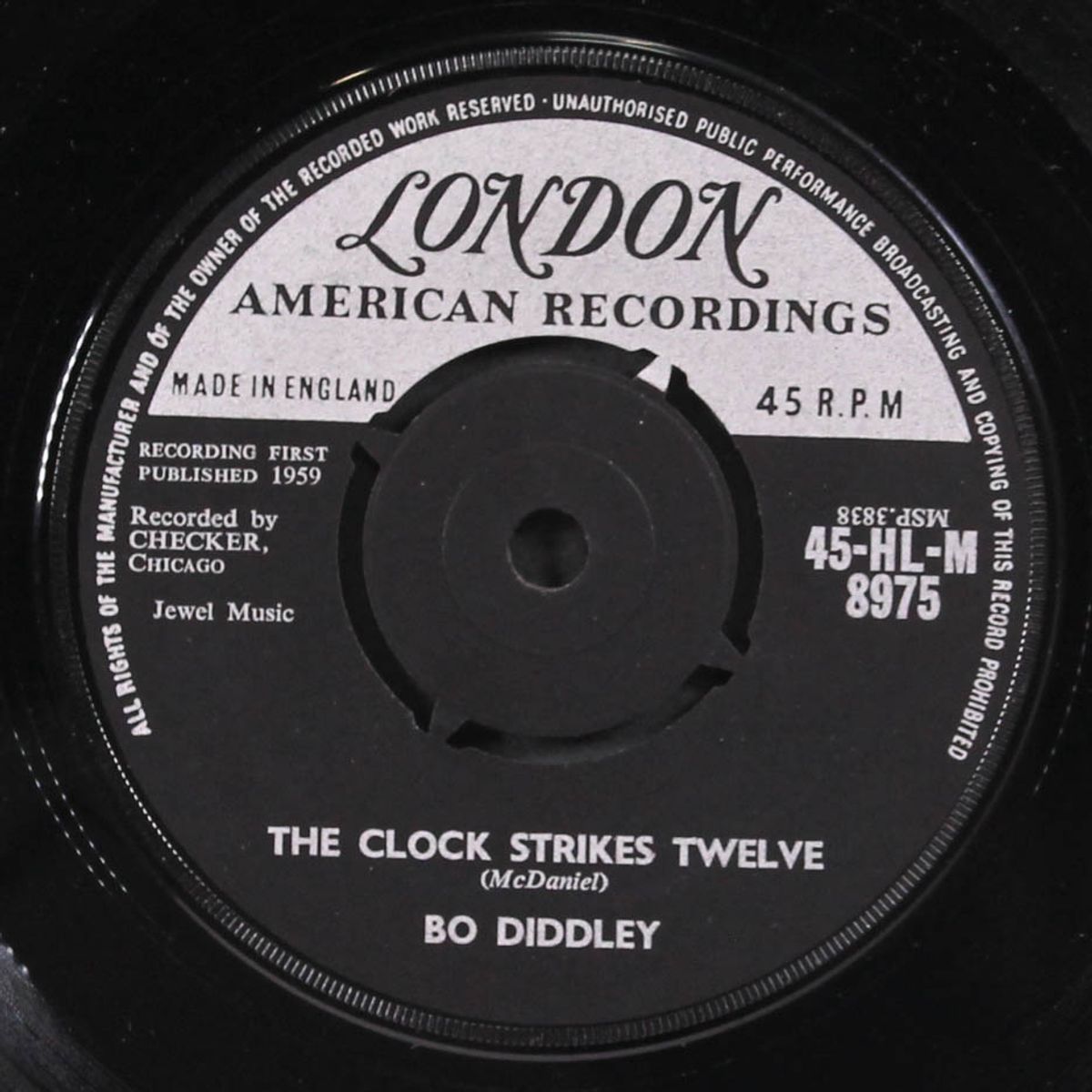say man / the clock strikes twelve by BO DIDDLEY
