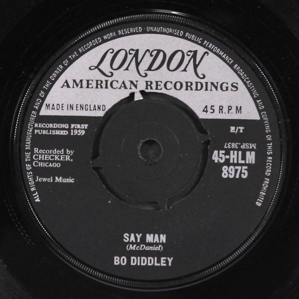 say man / the clock strikes twelve by BO DIDDLEY