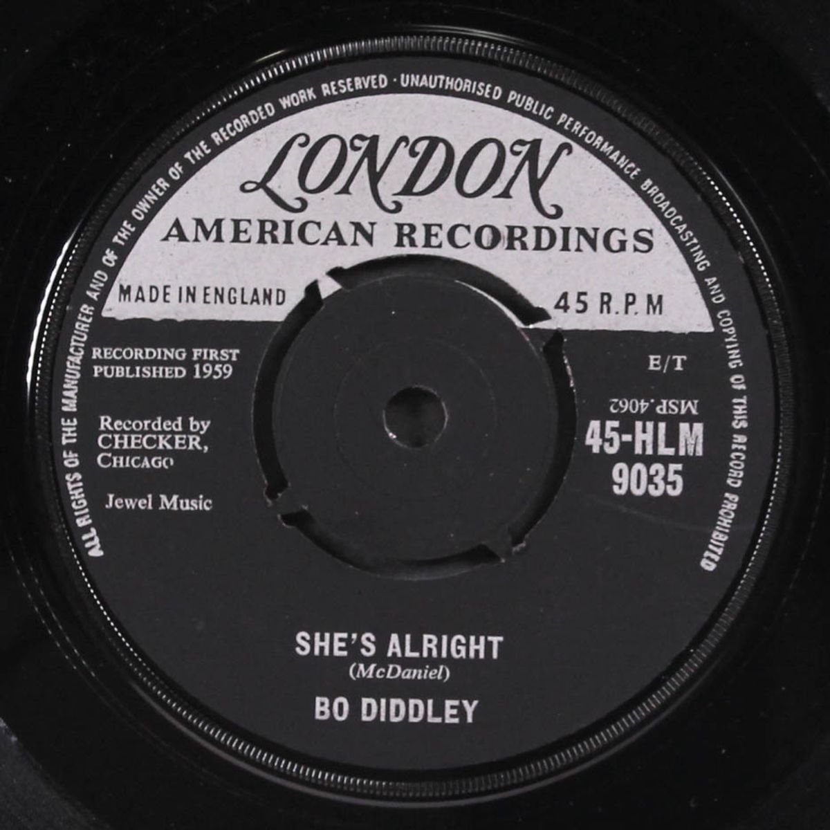 say man, back again / she's alright by BO DIDDLEY