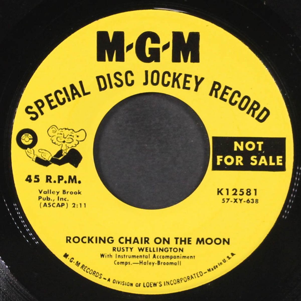 rocking chair on the moon / i lost my someone to somebody else by RUSTY WELLINGTON