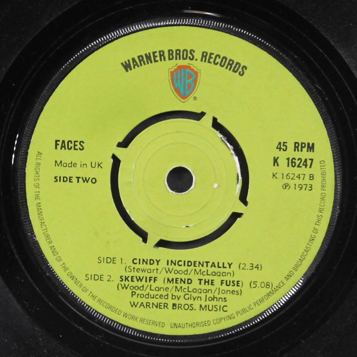 cindy incidentally / skewiff (mend the fuse) by FACES