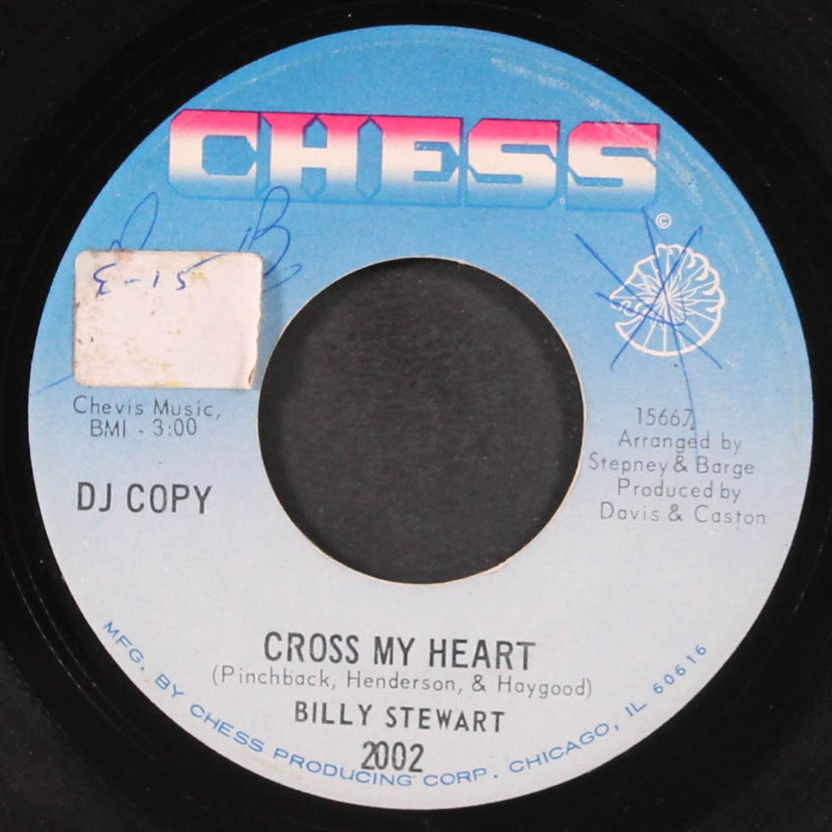 cross my heart / same by BILLY STEWART