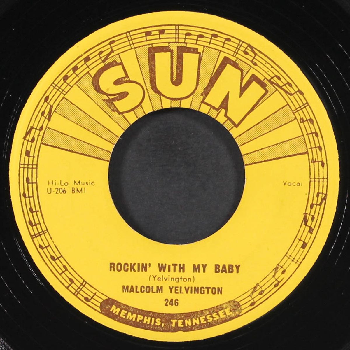 rockin' with my baby / it's me baby by MALCOM YELVINGTON