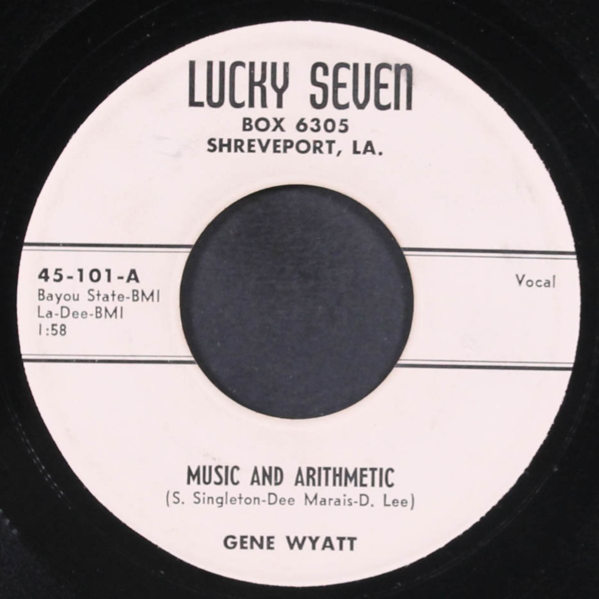 prettiest girl at the dance / music and arithmetic by GENE WYATT