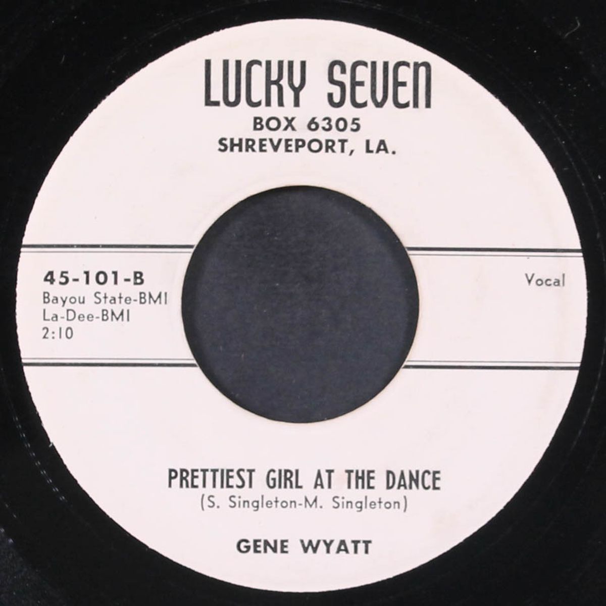 prettiest girl at the dance / music and arithmetic by GENE WYATT