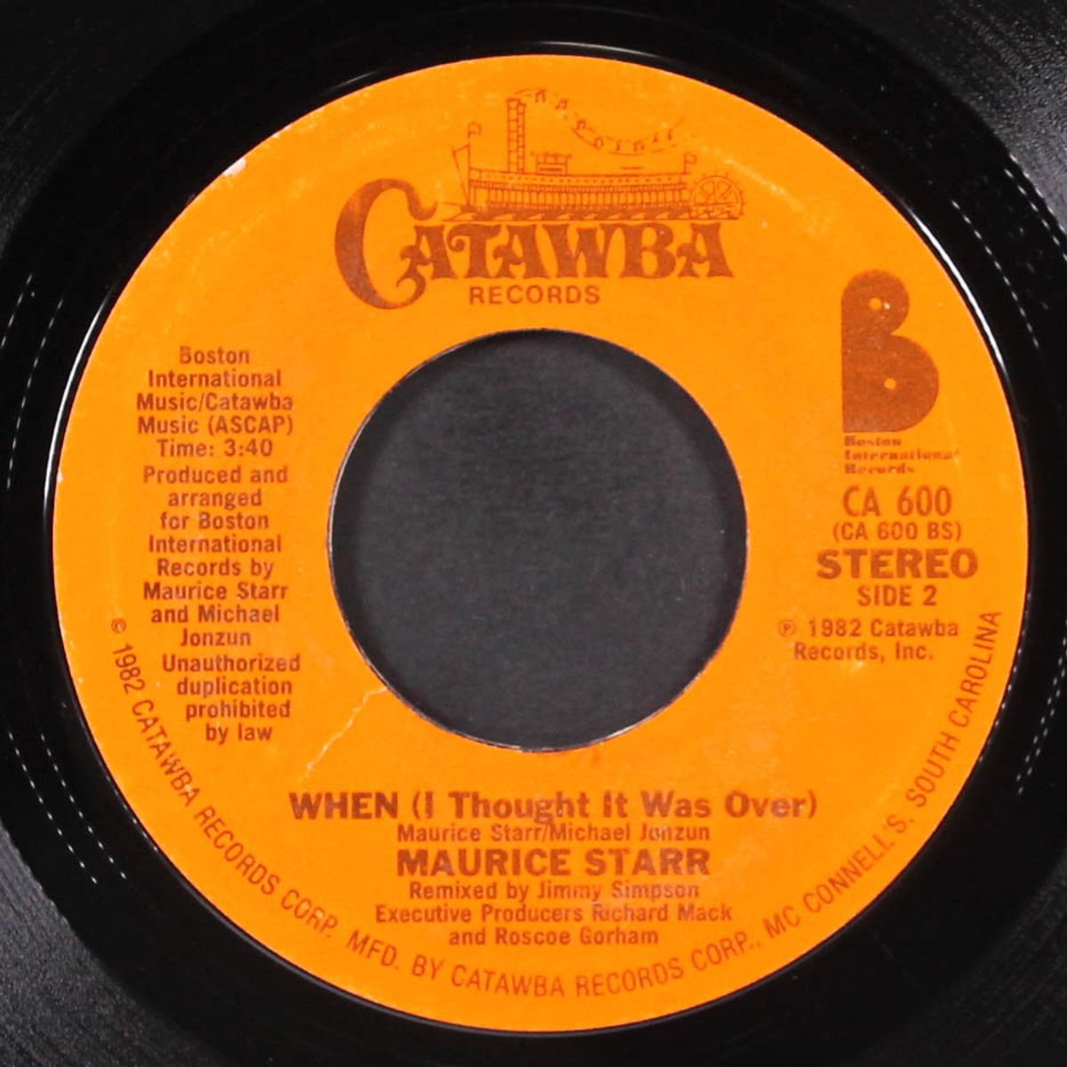 you and me / when (i thought it was over) by MAURICE STARR