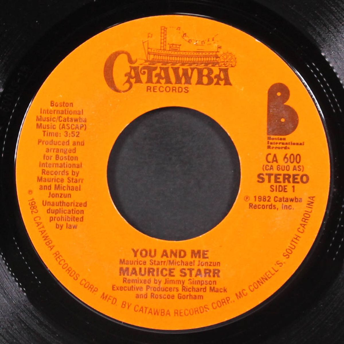you and me / when (i thought it was over) by MAURICE STARR