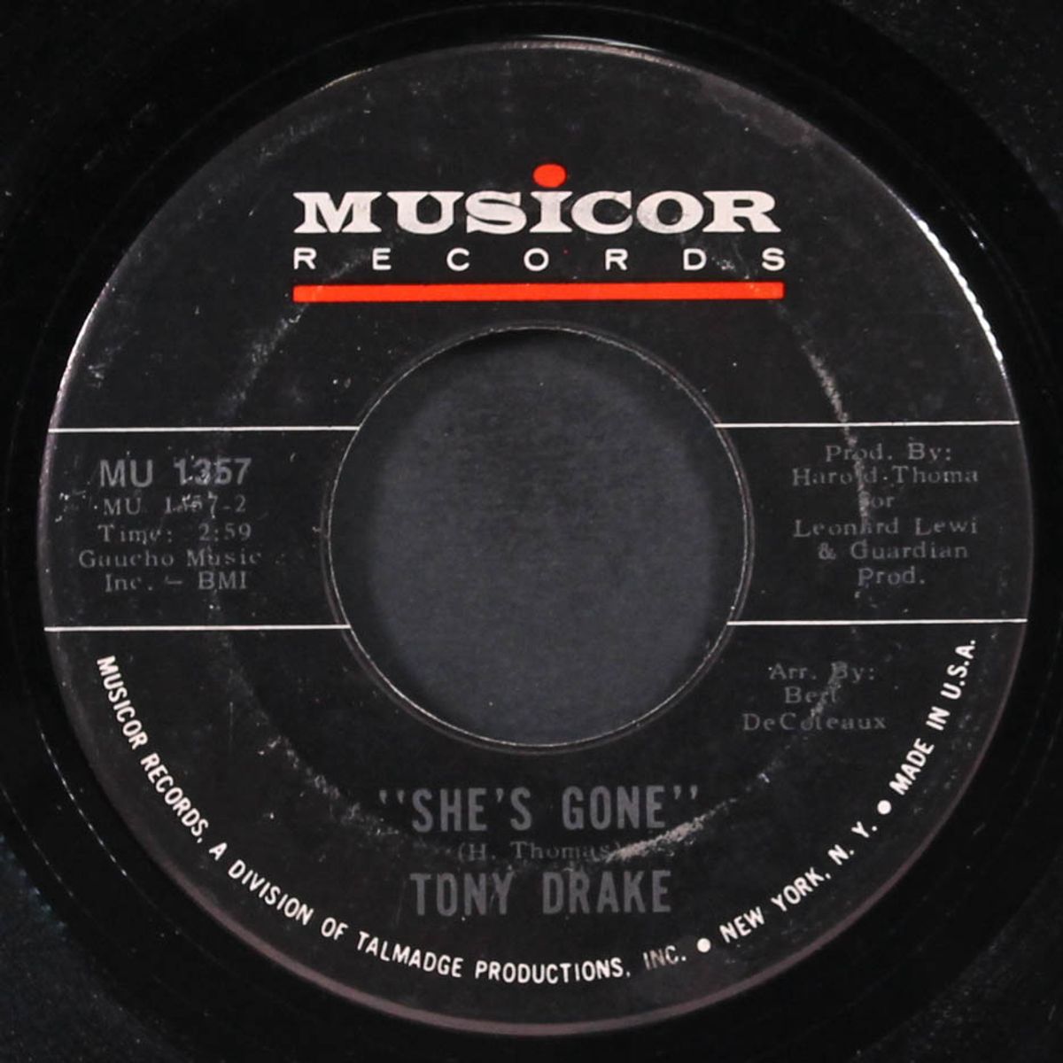 let's play house / she's gone by TONY DRAKE