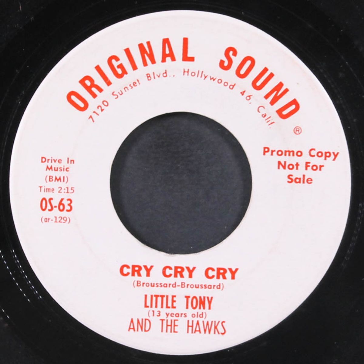 cry cry cry / do what you did by LITTLE TONY & HAWKS