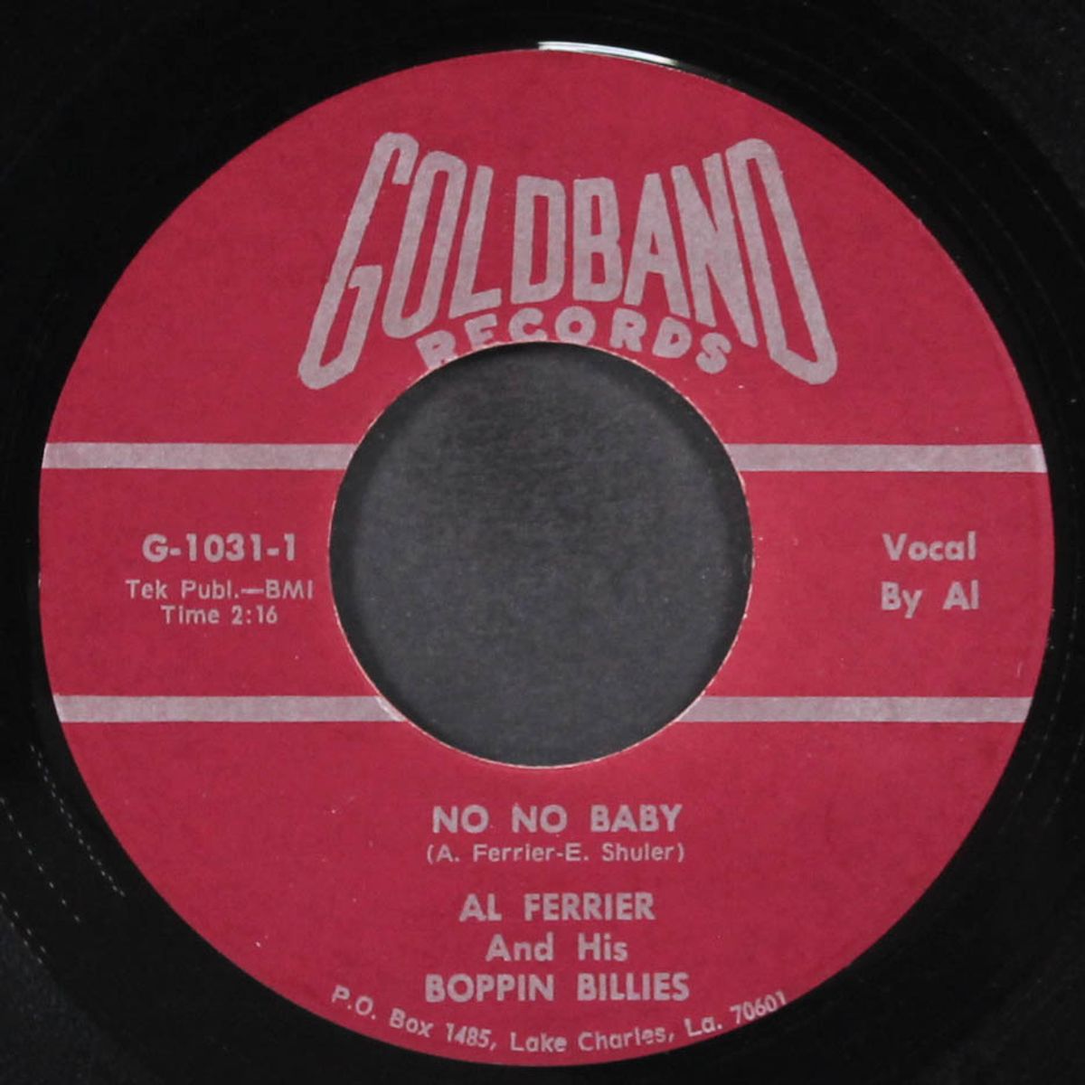no no baby / i'll never do any wrong by AL FERRIER