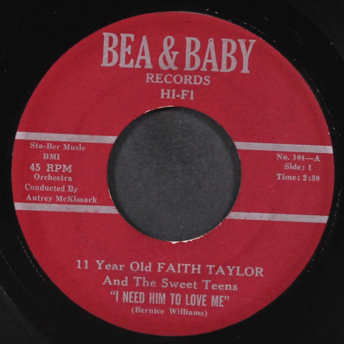 i need him to love me / i love you darling by FAITH TAYLOR & SWEET TEENS