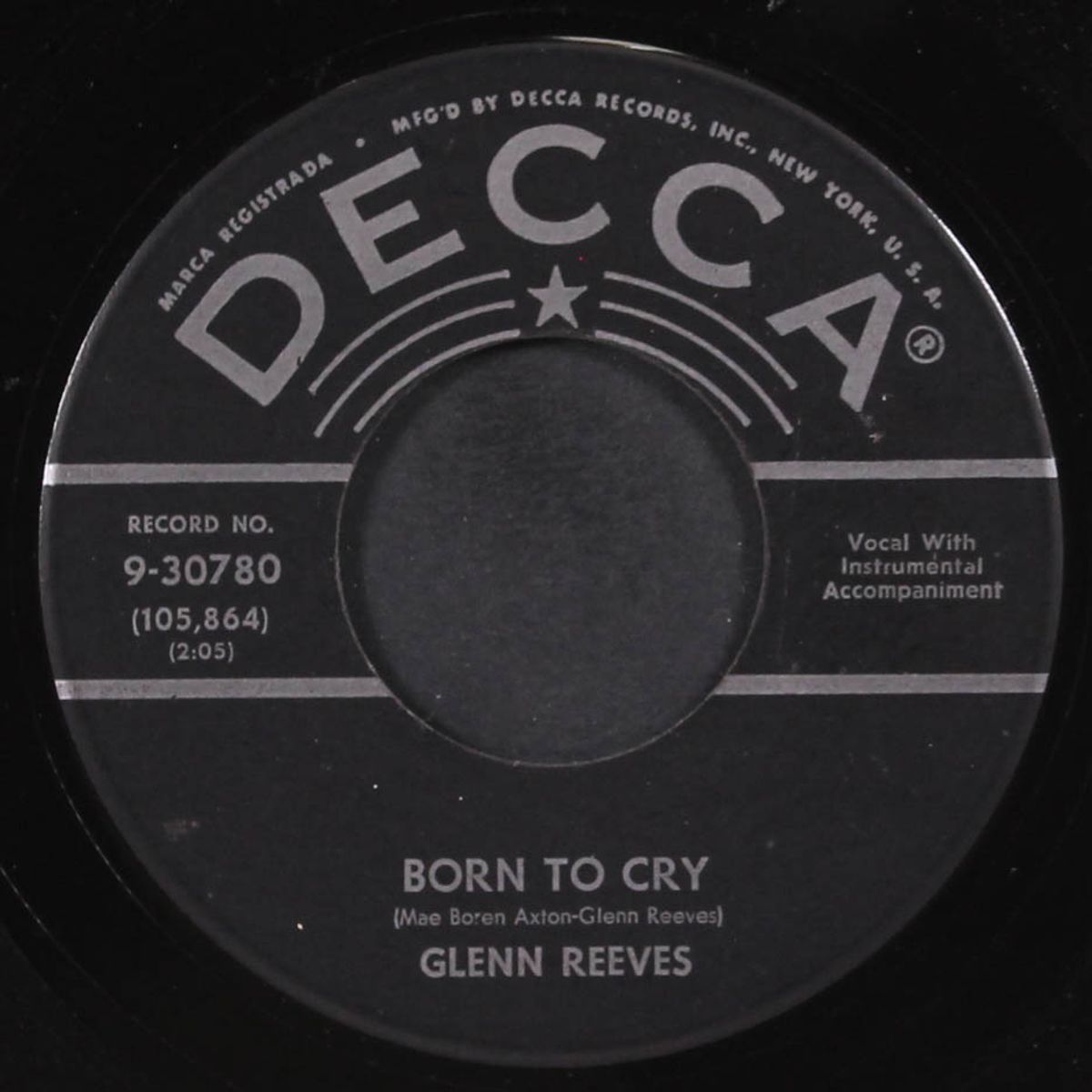 tarzan / born to cry by GLENN REEVES